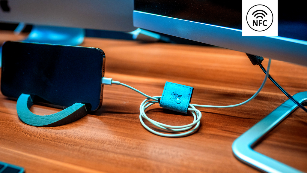 AgentSmart™️ | NFC Multitool Cable Organizer | Blue