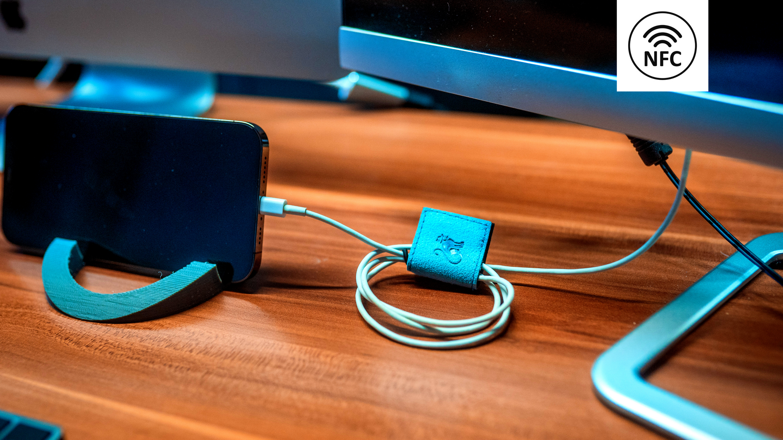 AgentSmart™️ | NFC Multitool Cable Organizer | Blue