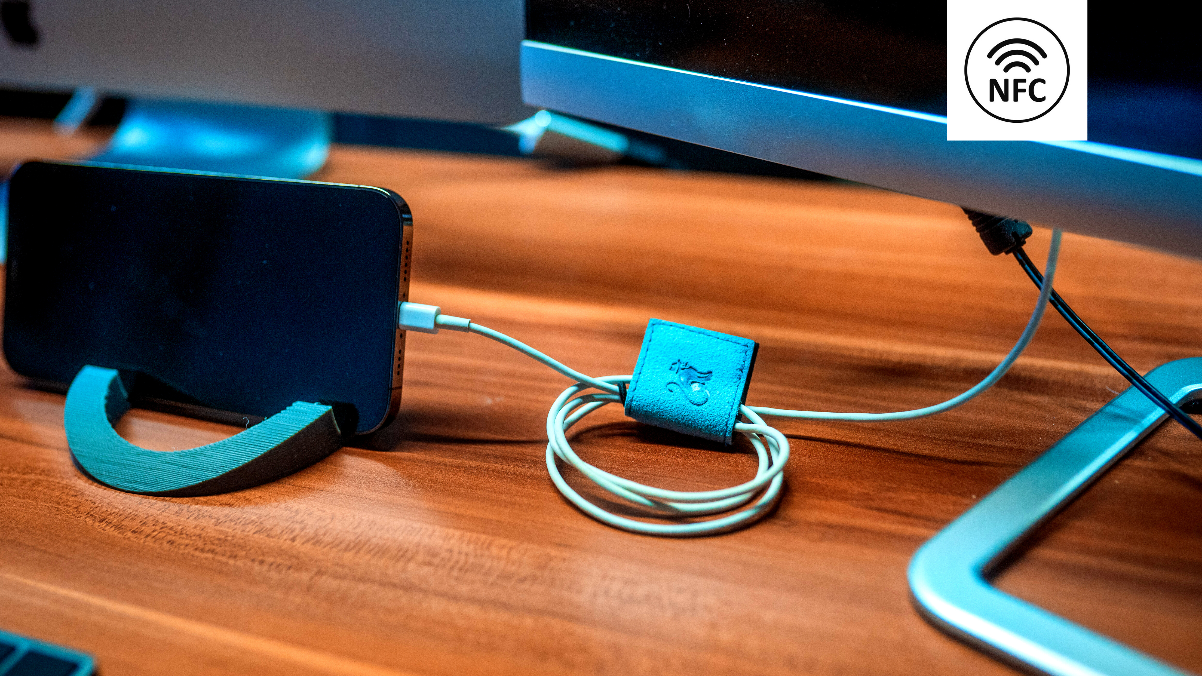 AgentSmart™️ | NFC Multitool Cable Organizer | Blue