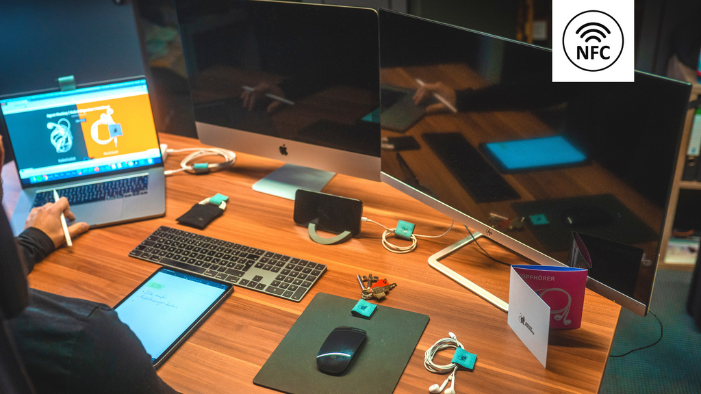 AgentSmart™️ | NFC Multitool Cable Organizer | Blue