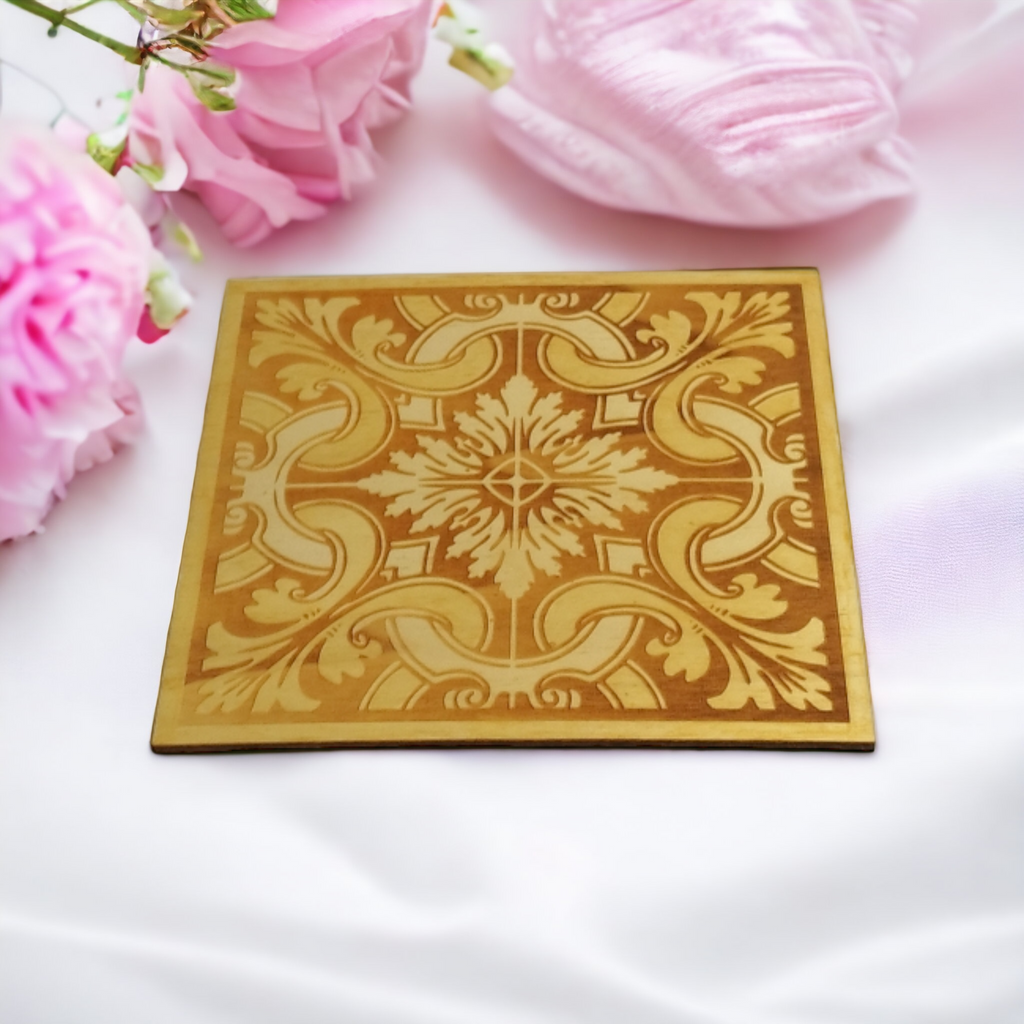 Pot Holder Portuguese Tiles - Minimalism - Wood - Handmade Gift - Housewarming - Wood Kitchenware