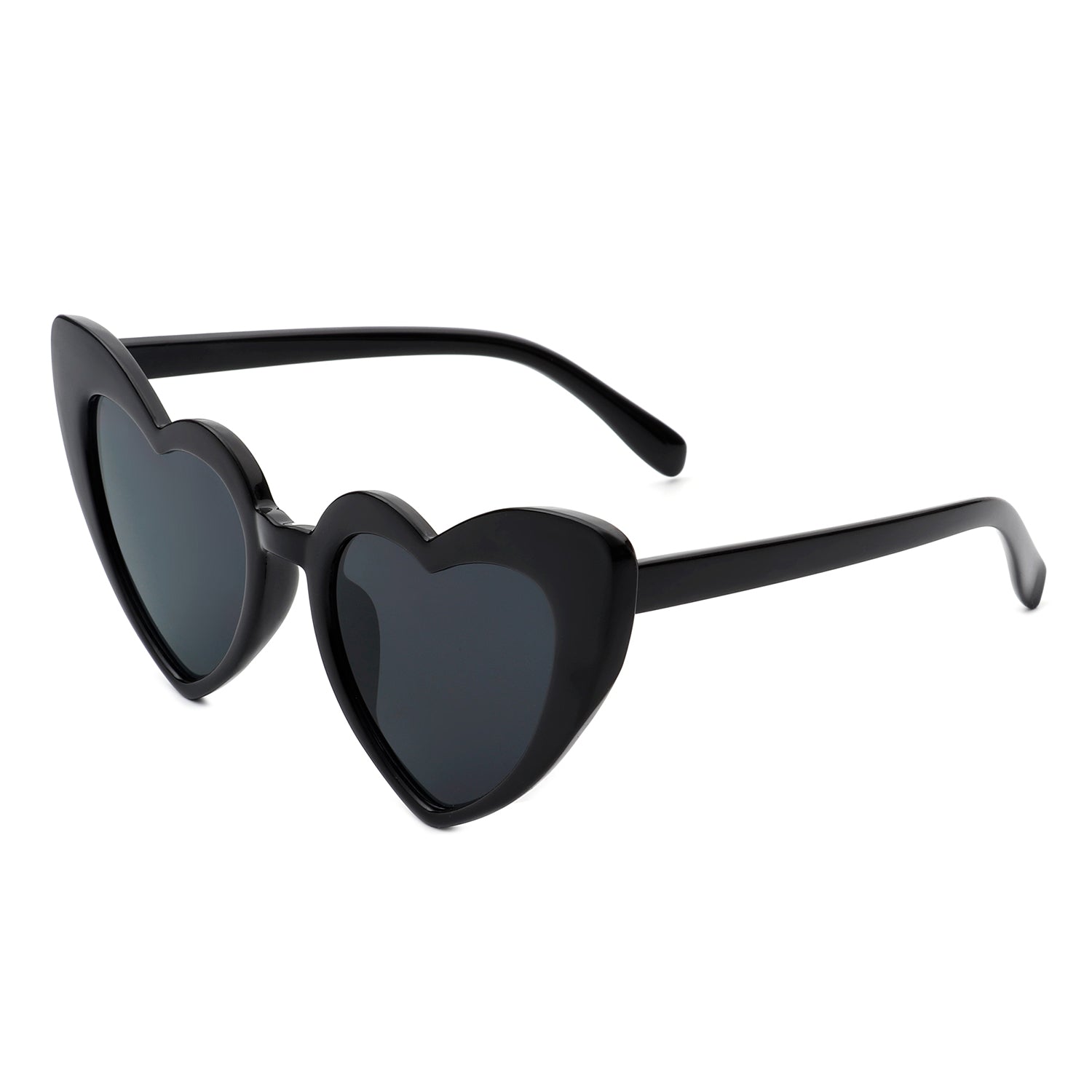 Raelin - Oversize Heart Shape High Pointed Fashion Sunglasses
