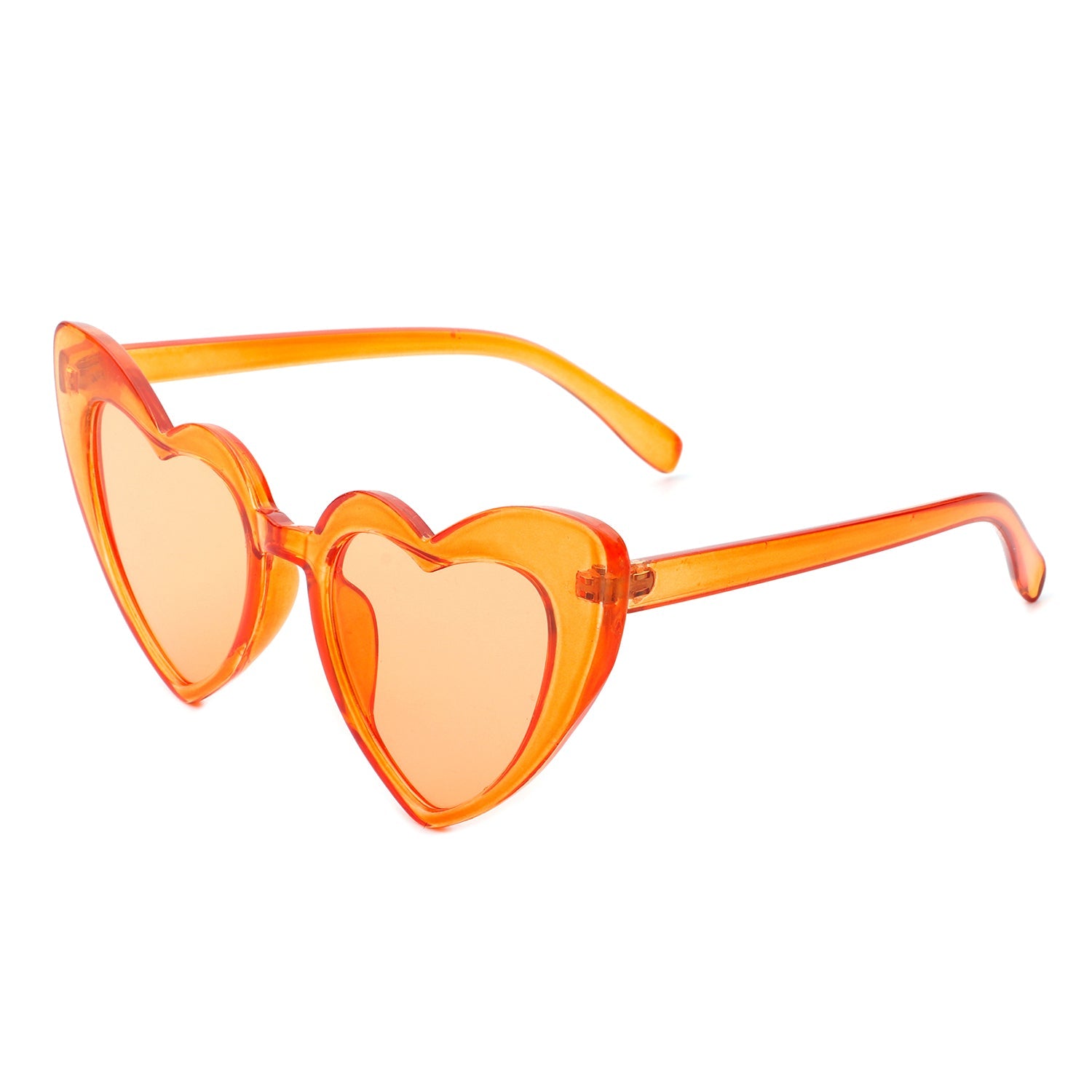 Raelin - Oversize Heart Shape High Pointed Fashion Sunglasses