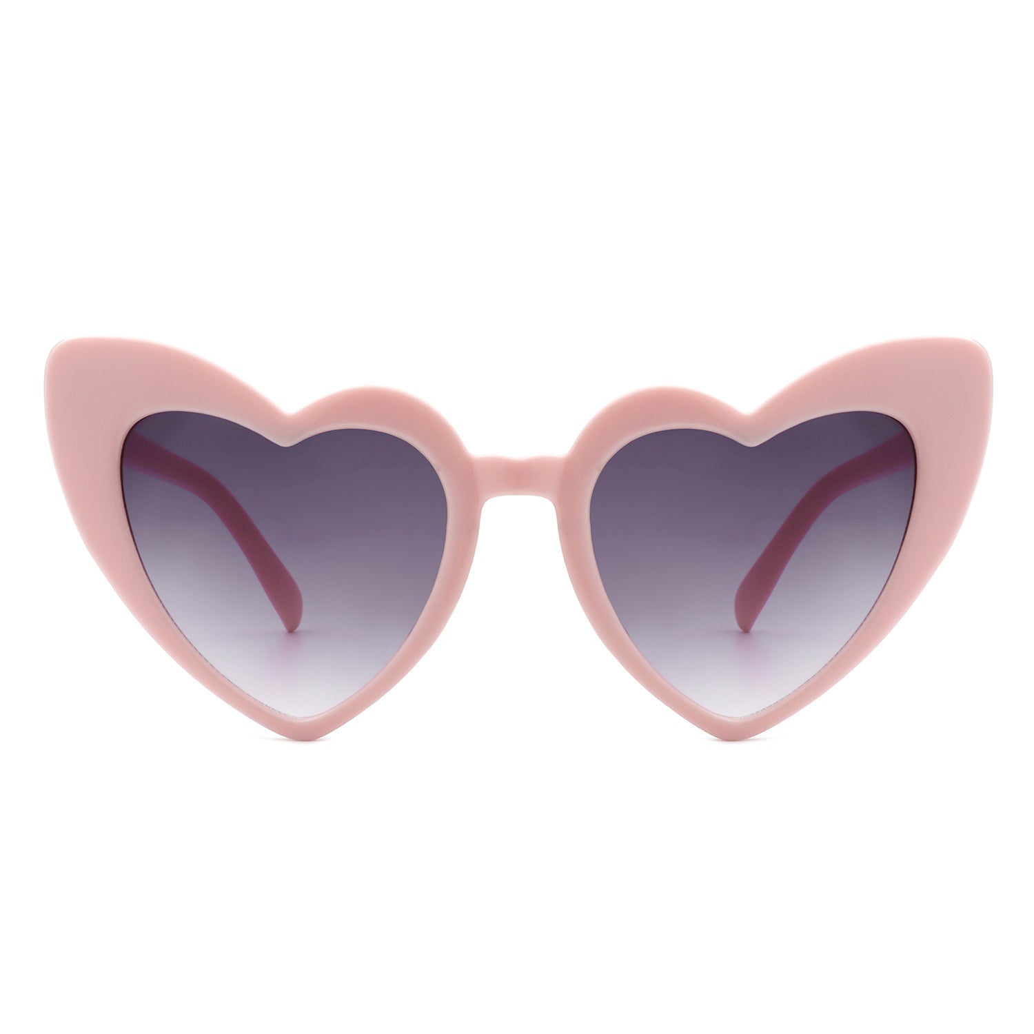 Raelin - Oversize Heart Shape High Pointed Fashion Sunglasses