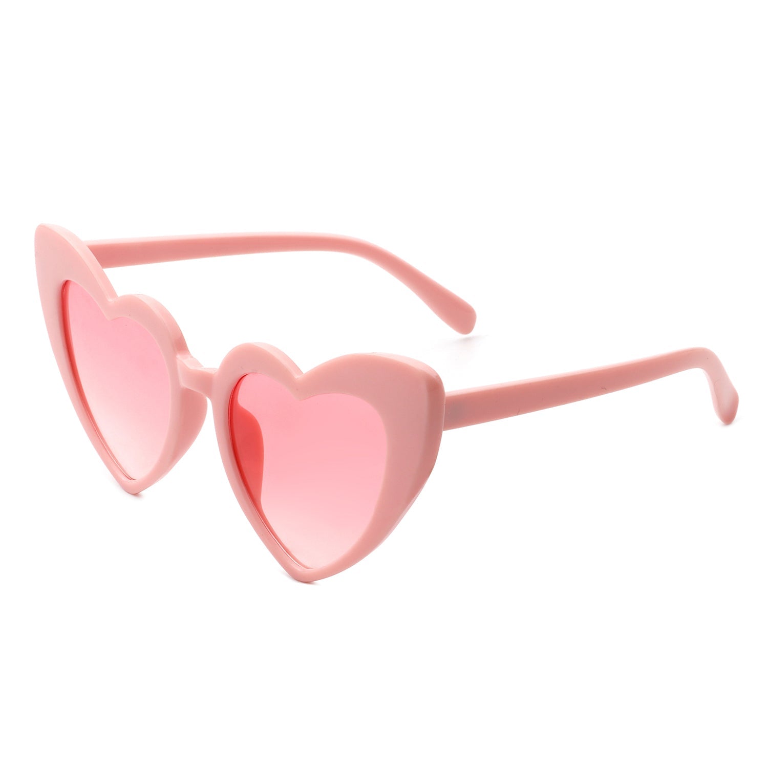 Raelin - Oversize Heart Shape High Pointed Fashion Sunglasses