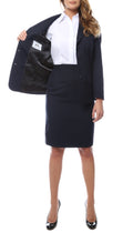 Ferrecci Aviator Women's 2-pc Poly Wool Suit Skirt