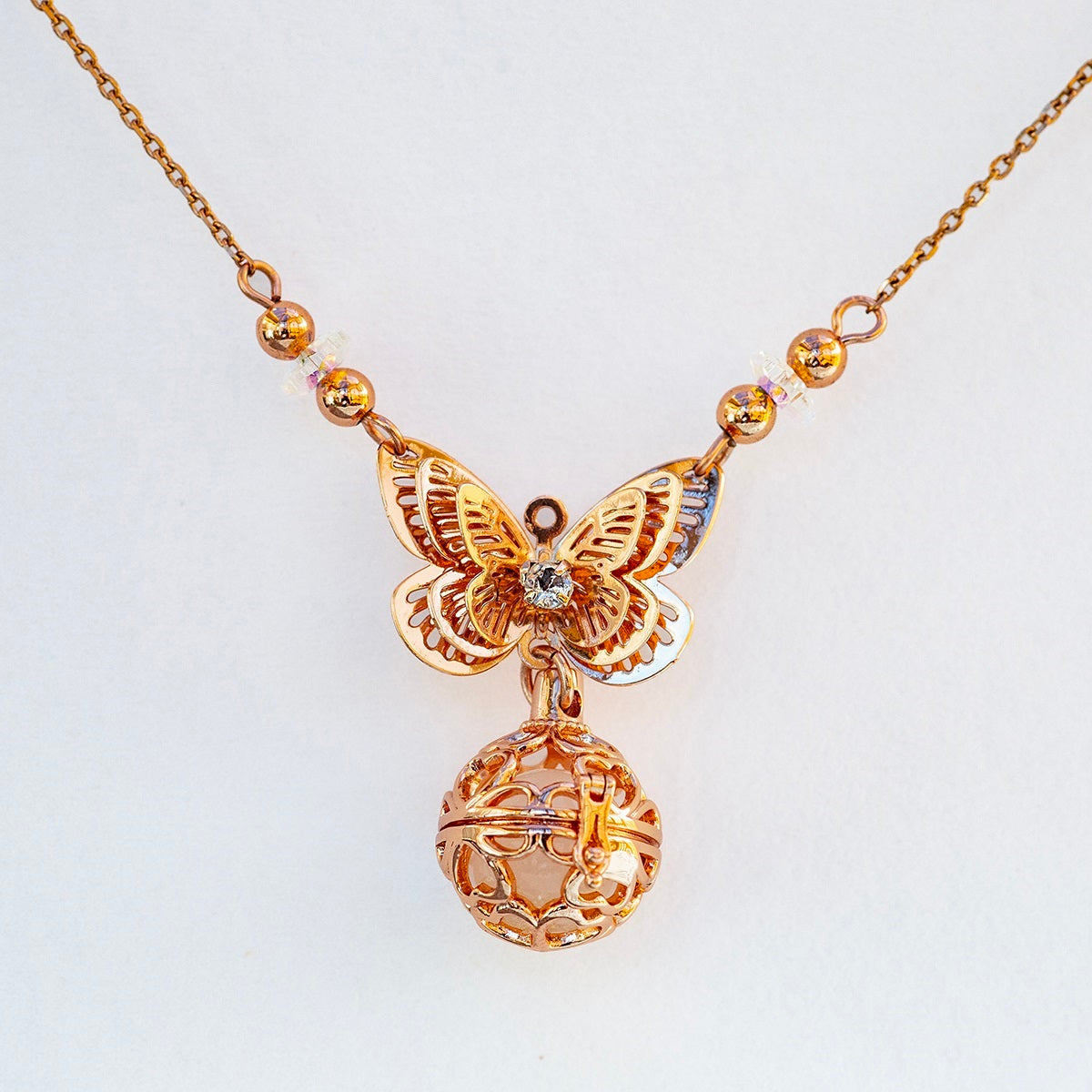 Butterfly Aroma Necklace | Energy & Healing | Diffusing on the go | Birthday Gift