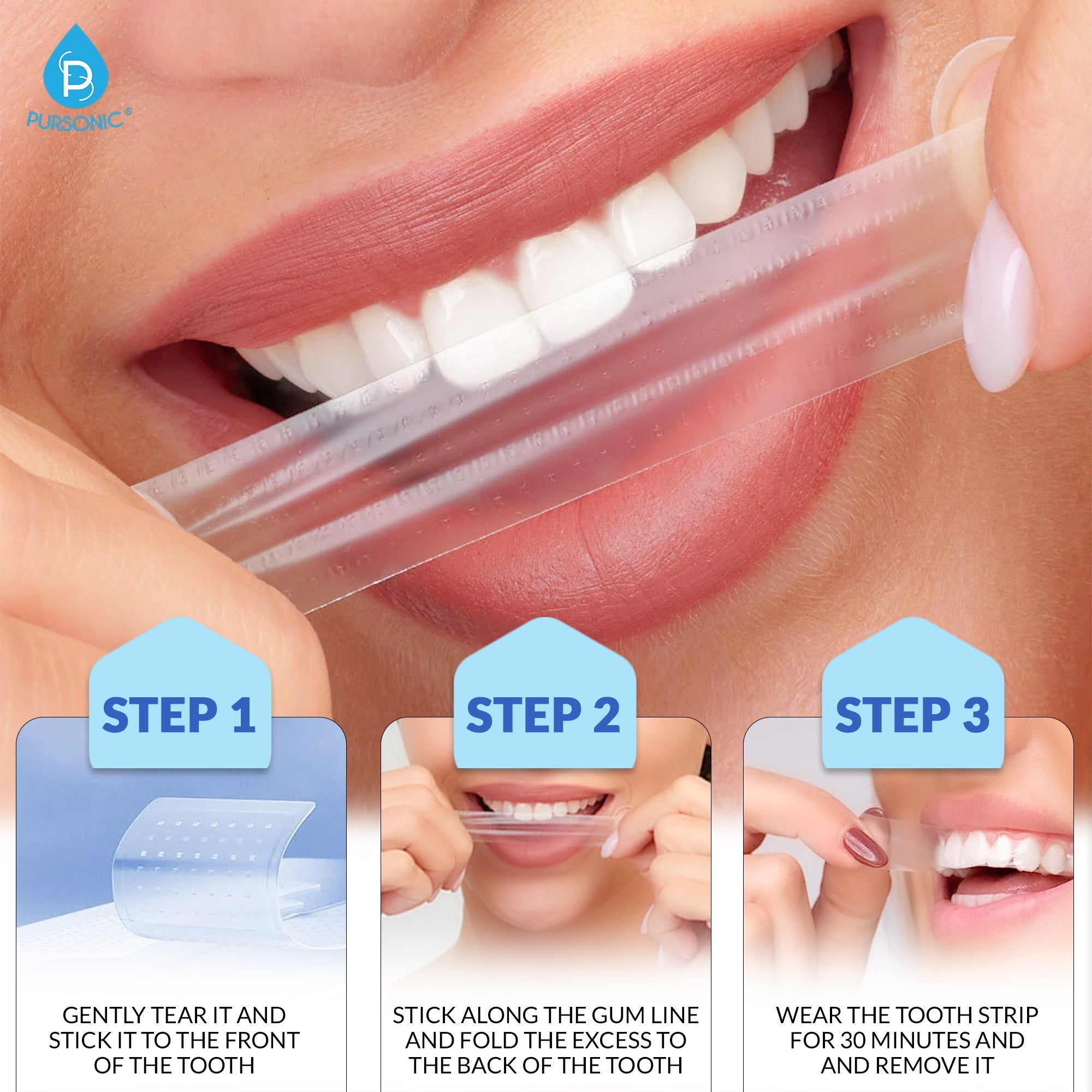 Pursonic Ultimate Smile Brightening Kit: Rotary Electric Toothbrush, UV Sterilizer, V34 Serum, Whitening Strips, & Pens