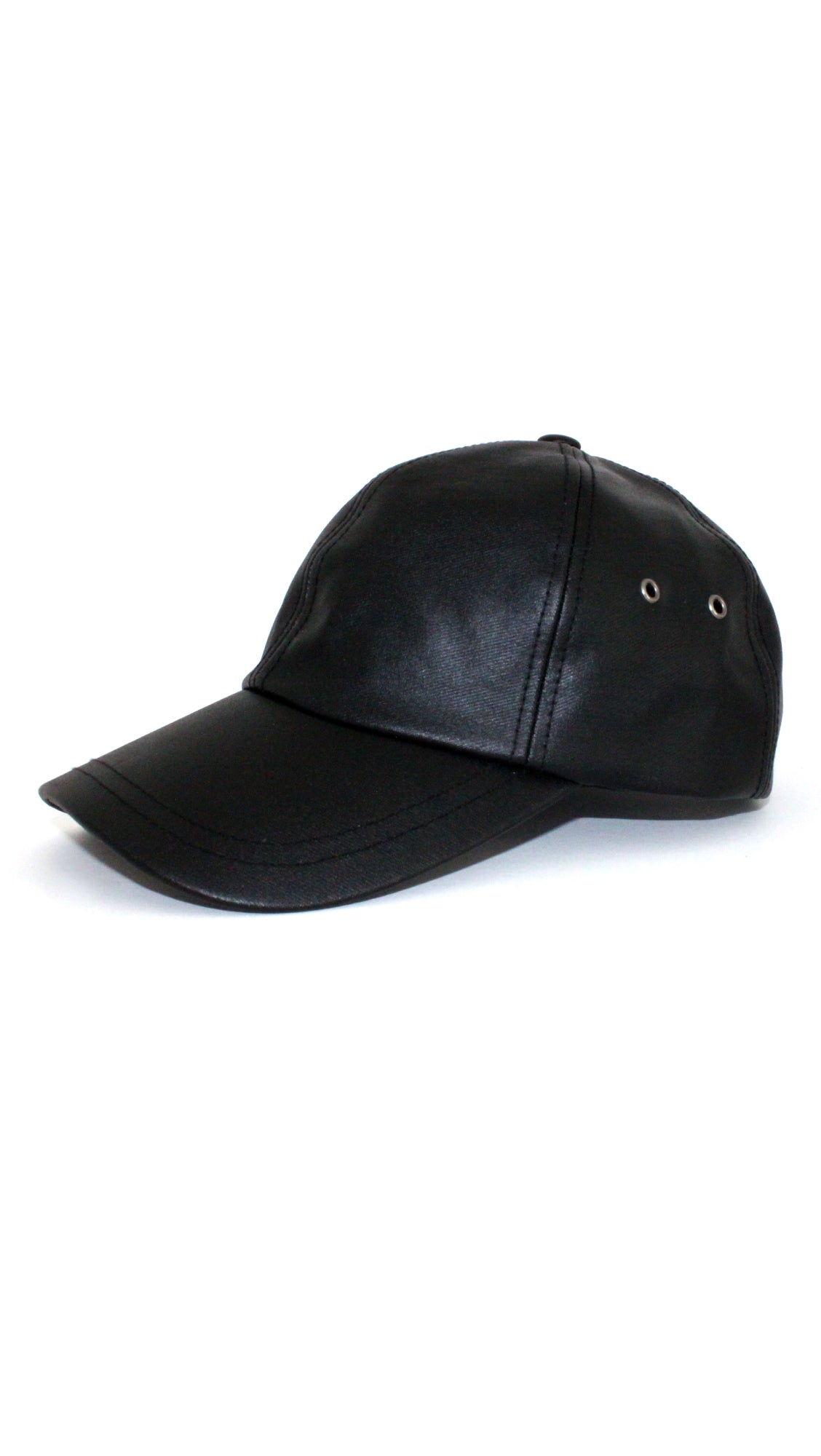 Waxed Baseball Cap - Black