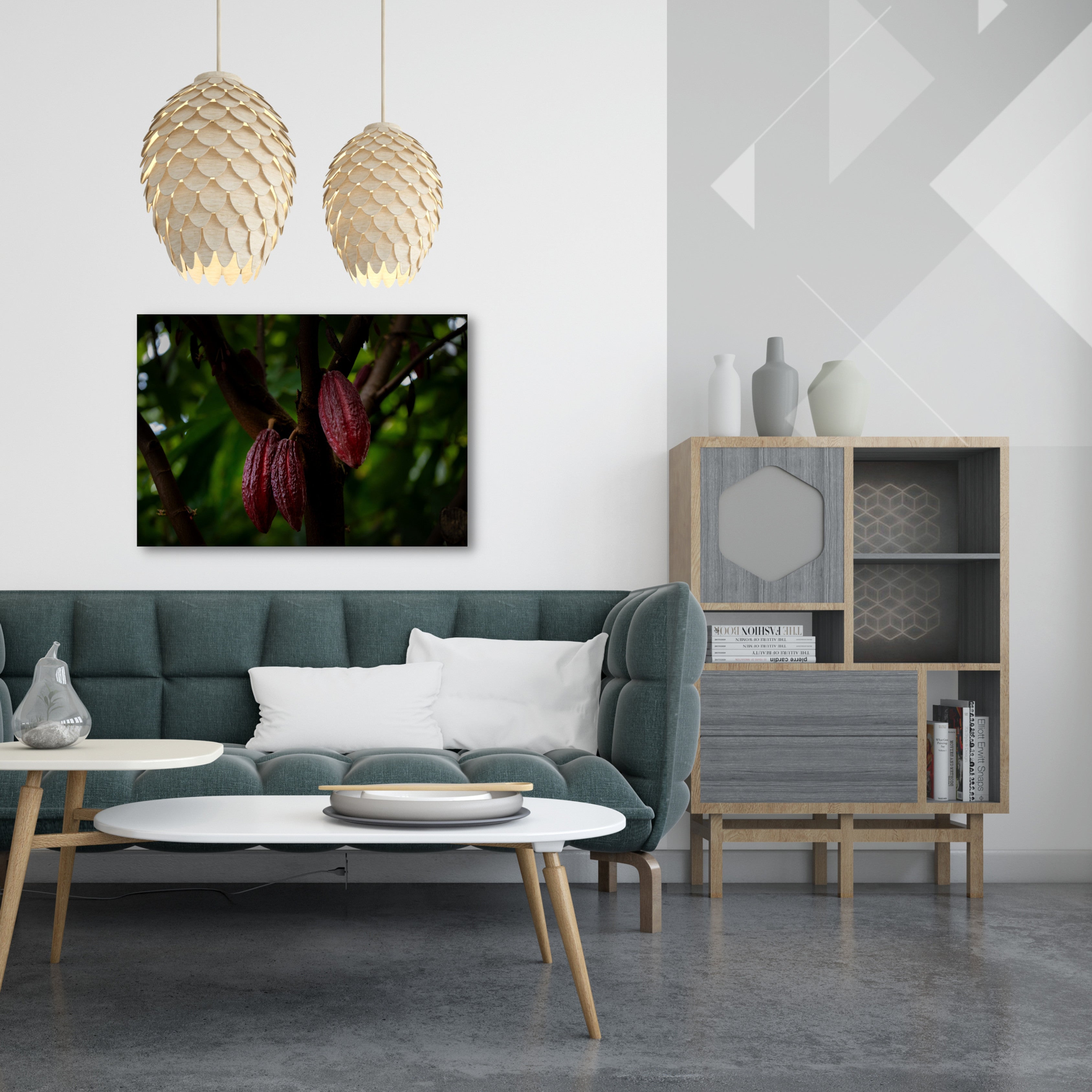 Hawaii Cacao Pods Aluminum Prints