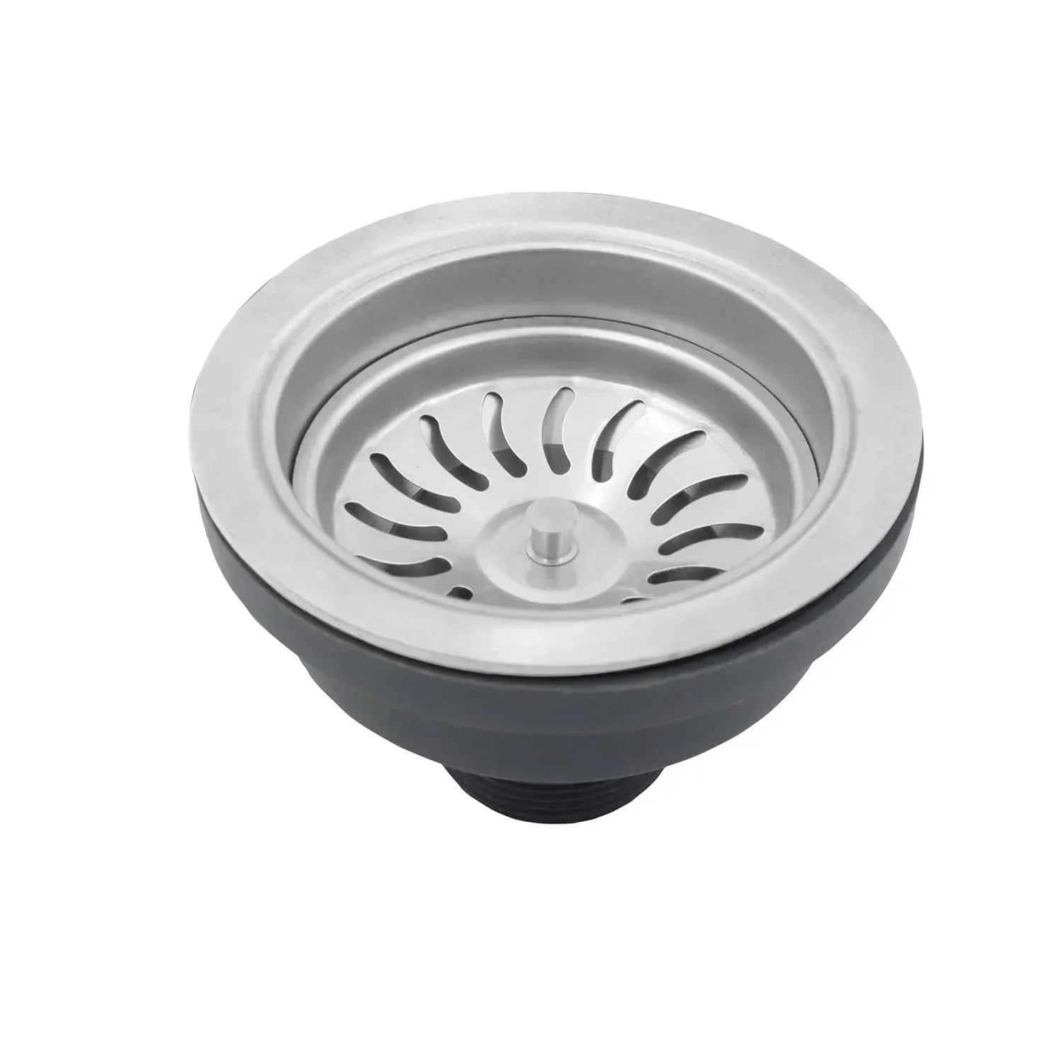 Fossa Stainless Steel 4.5 Inch Round Waste Coupling For Kitchen Sinks ( Silver )