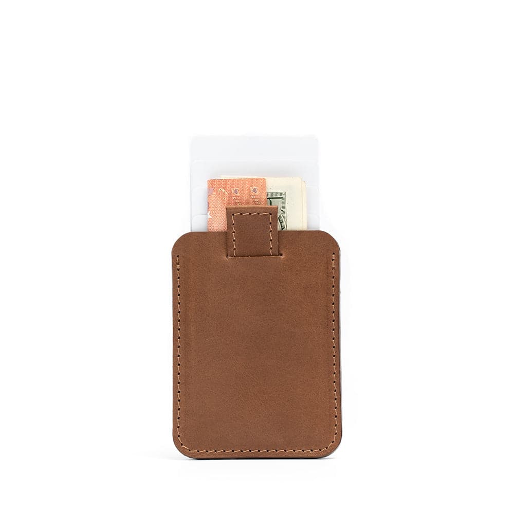 Leather Wallet compatible with MagSafe - 6 cards